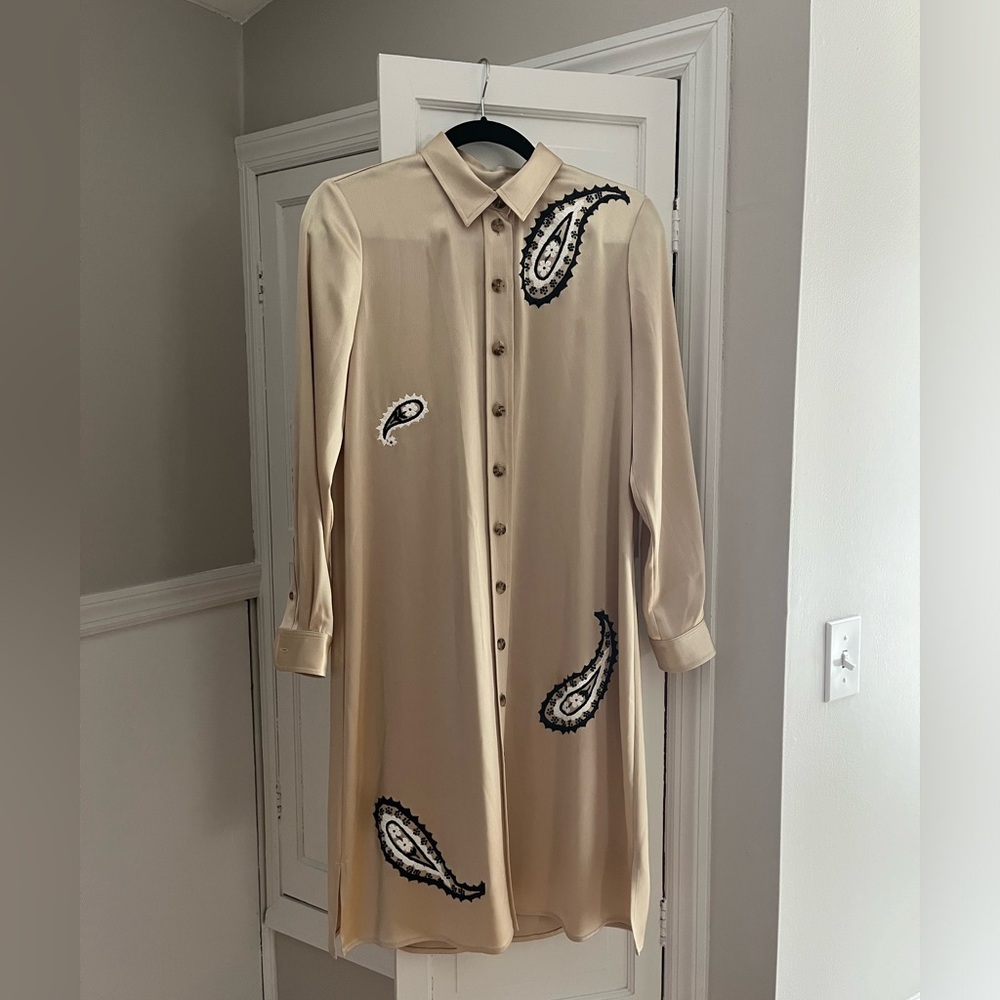 Tory Burch Long Sleeve Paisley Dress- Pre Fall 2020 Runway Piece.